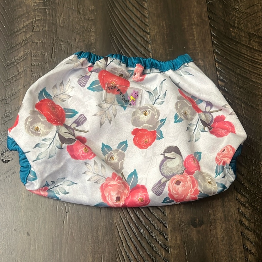 TWO Floral Rump-a-Rooz Diaper Cover